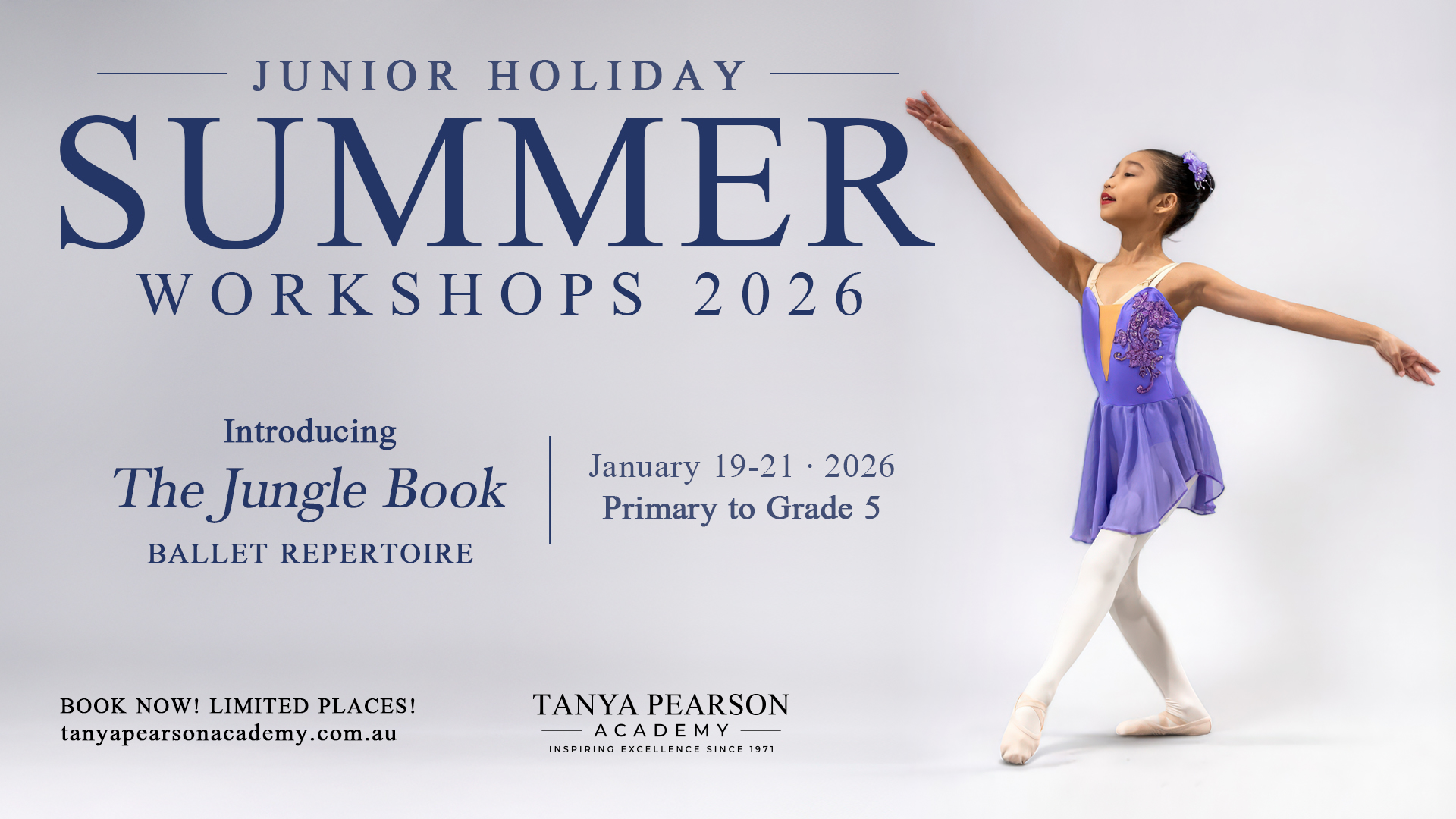 SUMMER HOLIDAY JUNIOR WORKSHOPS 2026
