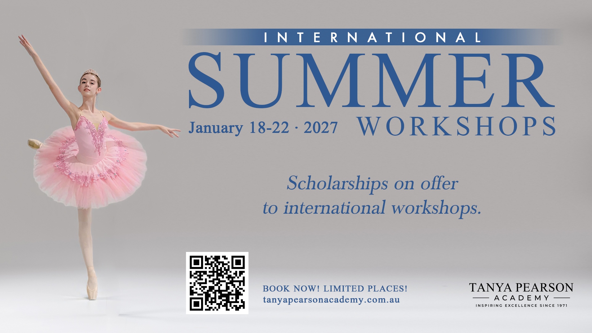 INTERNATIONAL SENIOR SUMMER WORKSHOPS 2027!